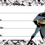 Etiqueta Escolar Batman para Imprimir