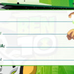 Etiqueta Escolar Ben 10