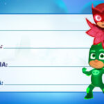 Etiqueta Escolar PJ Masks