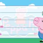 Etiqueta Escolar Peppa Pig