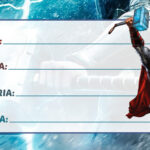 Etiqueta Escolar Thor