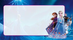 Frozen 2 Etiqueta Escolar para Imprimir