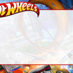 Hot Wheels Etiqueta Escolar para Imprimir