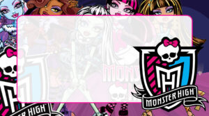 Monster High Etiqueta Escolar para Imprimir