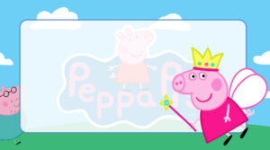 Peppa Pig Fada Etiqueta Escolar para Imprimir