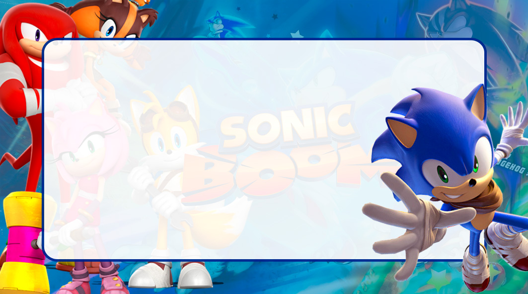 Sonic Boom Etiqueta Escolar para Imprimir - Imagem Legal