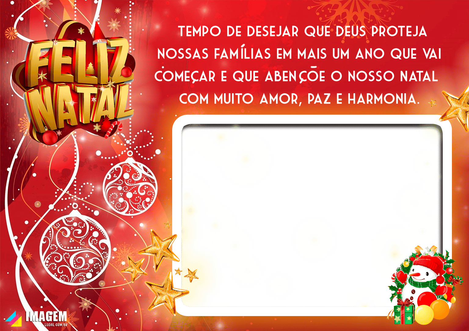 Mensagem Deus Proteja Nossas Famílias em mais um Ano Feliz Natal PNG -  Imagem Legal