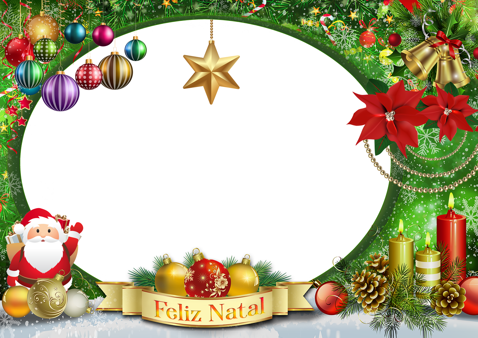 Imagens Moldura De Natal PNG e Vetor, com Fundo Transparente Para Download  Grátis | Pngtree