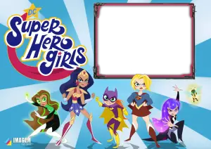 DC Super Hero Girls Moldura PNG