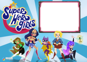 DC Super Hero Girls Moldura PNG