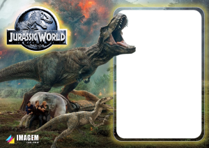 Jurassic World Moldura PNG