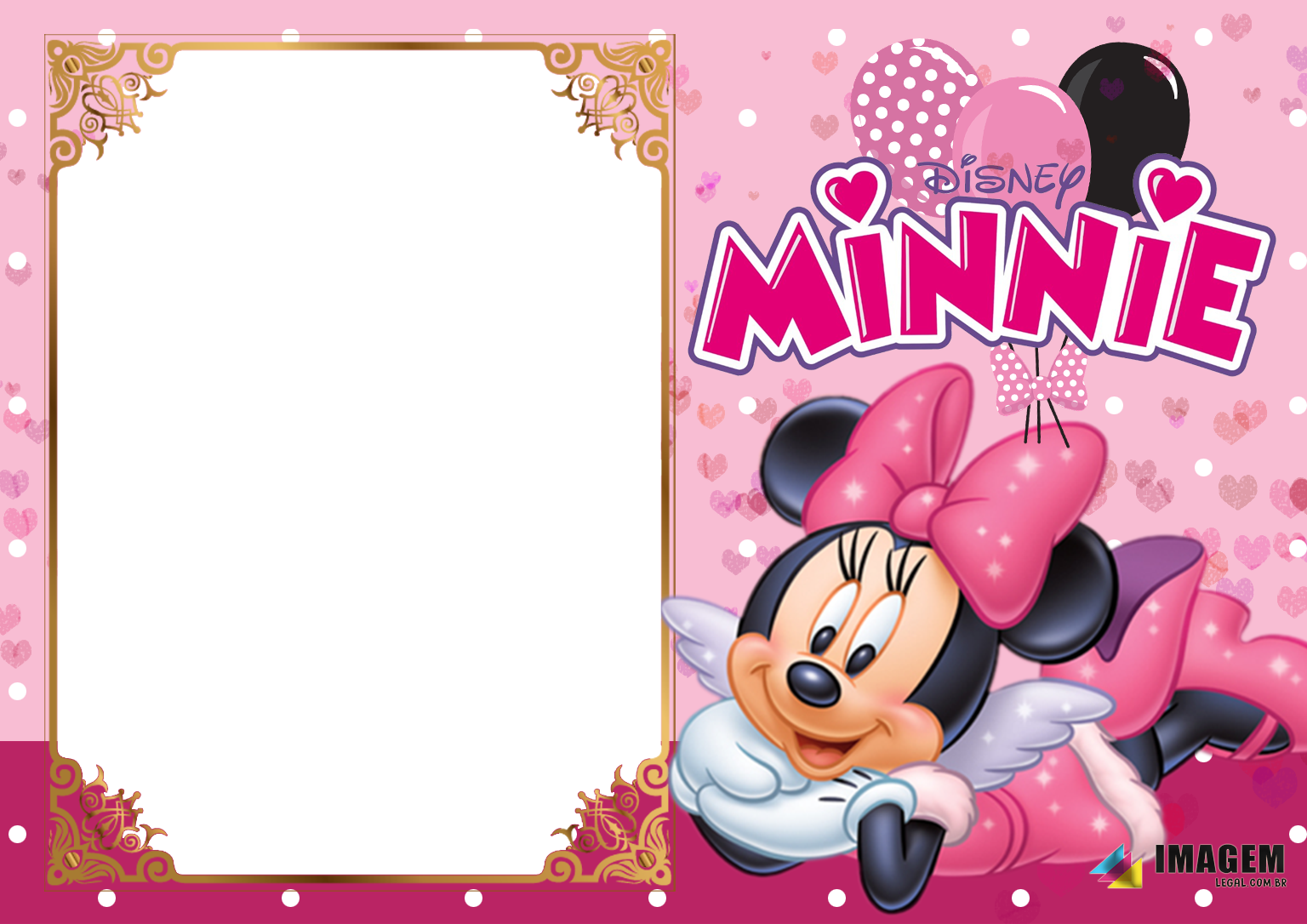 Minnie Rosa Png