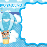 Ursinho Baloeiro Moldura PNG