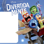 Divertida Mente Moldura PNG