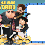 Meu Malvado Favorito Moldura PNG