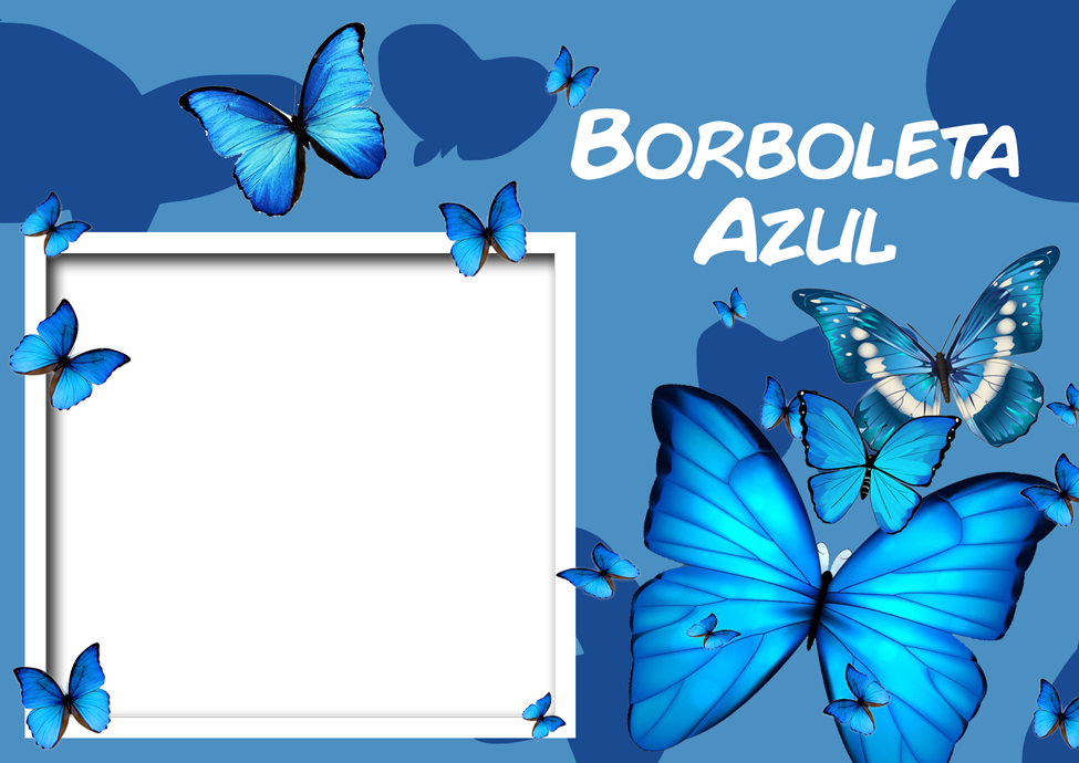 Borboleta Azul PNGs para download gratuito