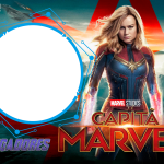 Moldura PNG Capitã Marvel