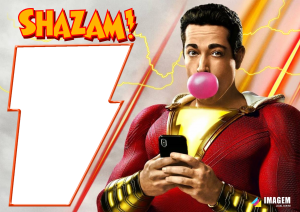 Moldura PNG Shazam