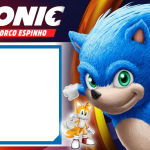 Moldura PNG Sonic O Porco Espinho