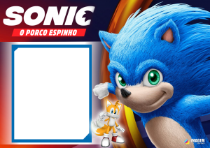 Moldura PNG Sonic O Porco Espinho