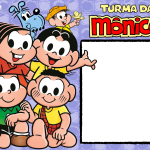 Moldura PNG Turma da Mônica