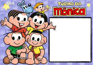 Moldura PNG Turma da Mônica