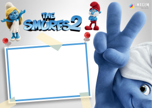 Os Smurfs 2 Moldura PNG