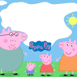 Peppa Pig Moldura PNG