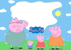 Peppa Pig Moldura PNG