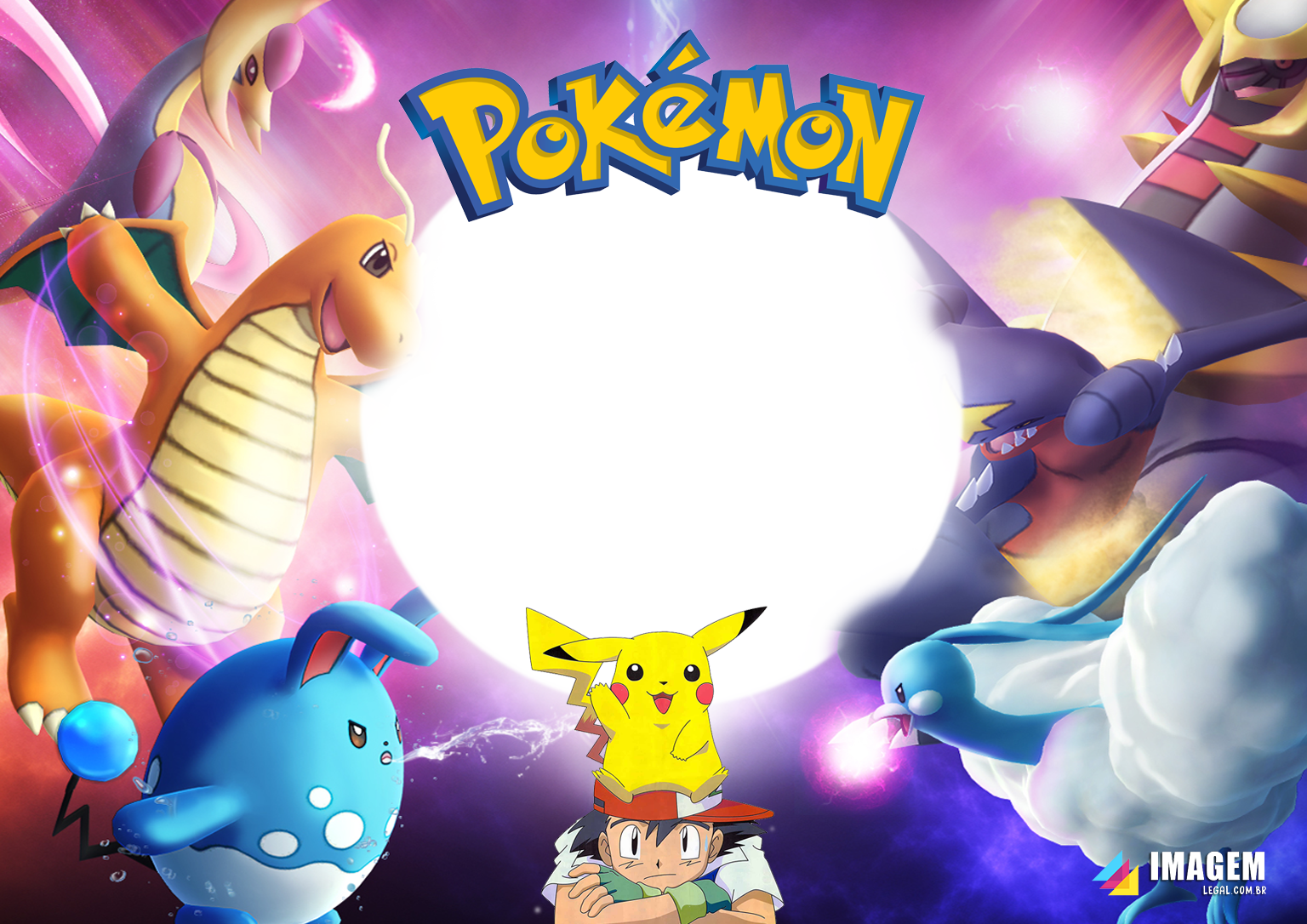 Pokémon Moldura PNG