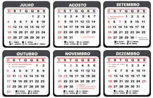 Calendario 2021 Segundo Semestre Imagem Legal calendario 2021 secondo semestre