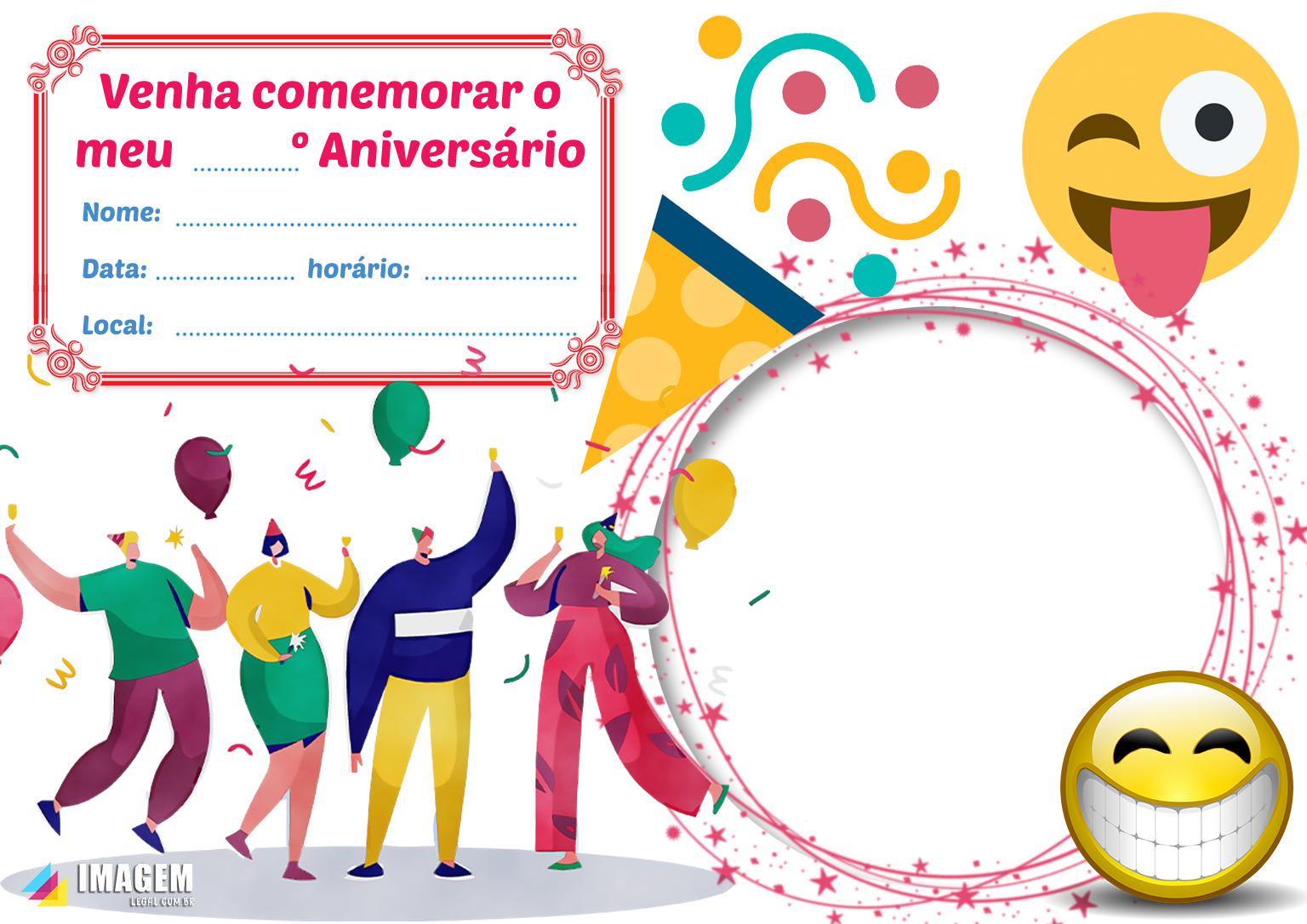 Featured image of post Convites De Aniversario Engra ados Festa de boneca bolos engra ados de anivers rio festa para impress o