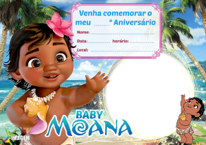 Convite De Aniversario Para Editar Com Montagem De Foto Em Png Imagem Legal