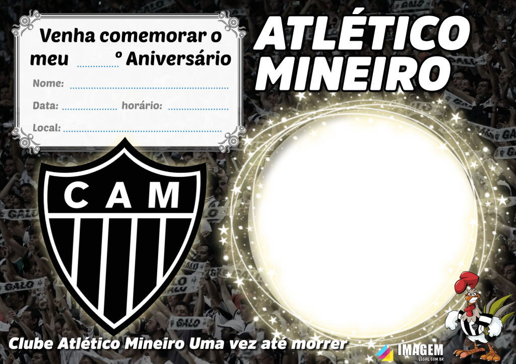 Convite online para editar Atlético Mineiro Edite Online