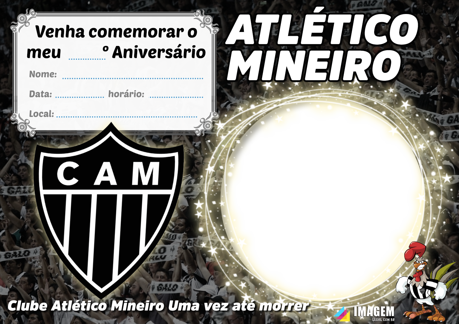 Convite Atlético Mineiro Edite Online