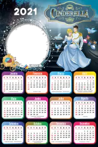 Calendário 2021 Personalizado Cinderella