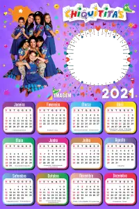 Calendário 2021 Chiquititas PNG