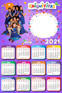 Calendário 2021 Chiquititas PNG