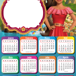 Calendário 2021 Elena de Avalor para Imprimir