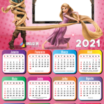 Calendário 2021 Enrolados Personalizado