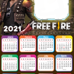 Calendário 2021 Free Fire Battlegrounds