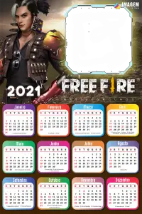 Calendário 2021 Free Fire Battlegrounds