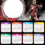 Calendário 2021 PNG Unicórnio