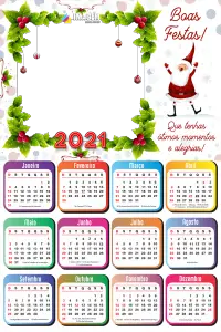 Calendário 2021 Que tenhas ótimos momentos