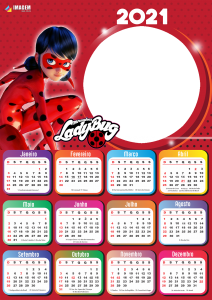 Emoldurar Foto Calendário 2021 LadyBug