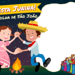 Quadrilha de São João Moldura PNG