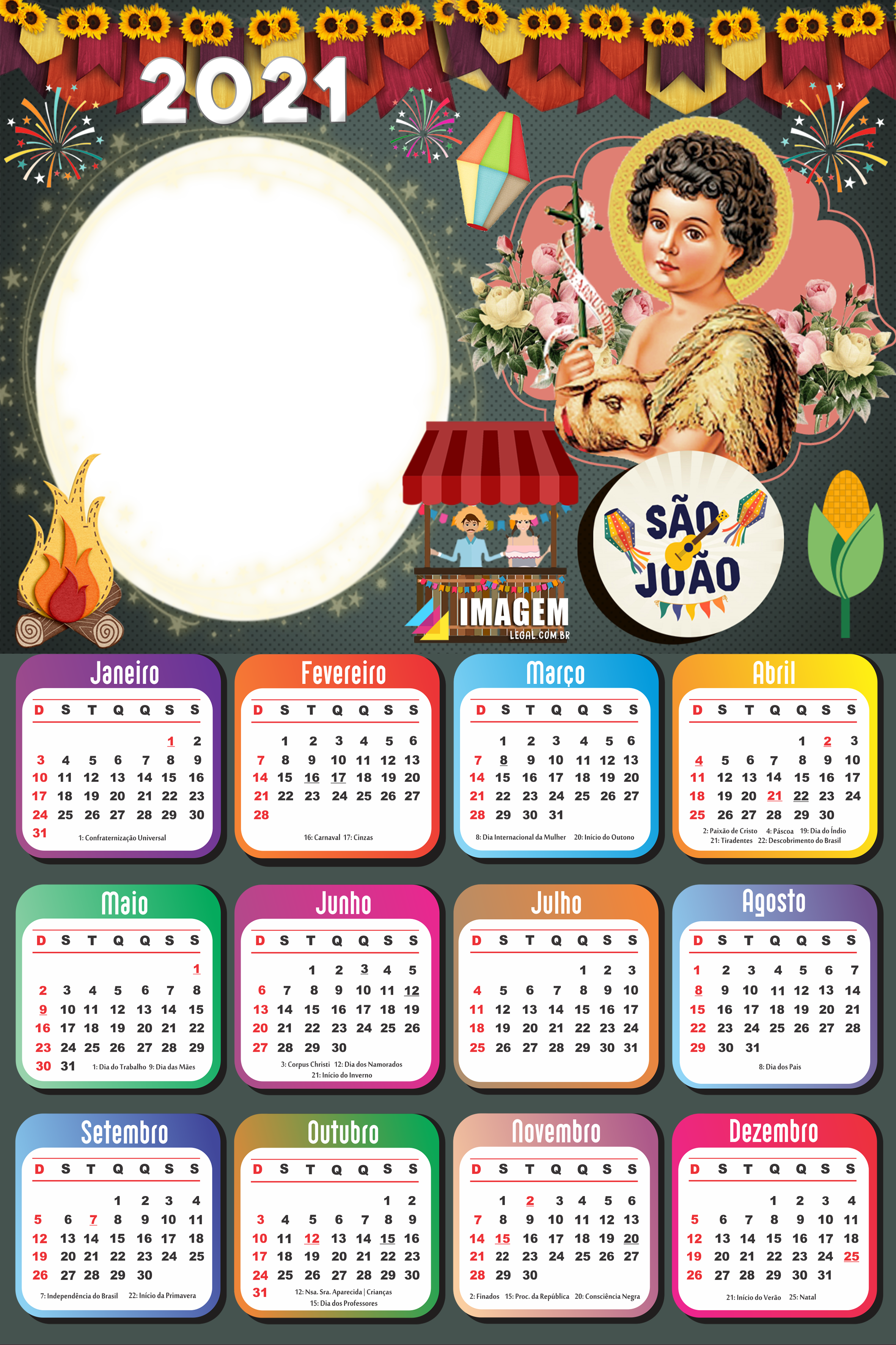 São João calendário?