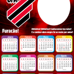 Calendário 2021 Vasco da Gama Moldura PNG