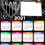 Moldura Calendário 2021 Atlético Mineiro