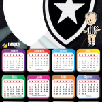 Moldura Calendário 2021 Botafogo